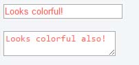 html placeholder color