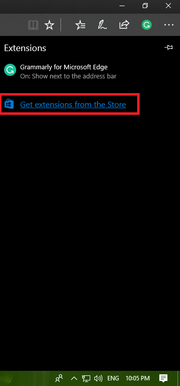 4.2 get extensions from the store