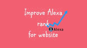 Improve Alexa rank