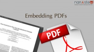 Embedding PDFs