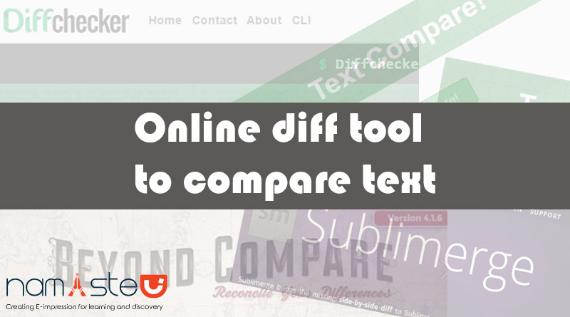 Online diff tool