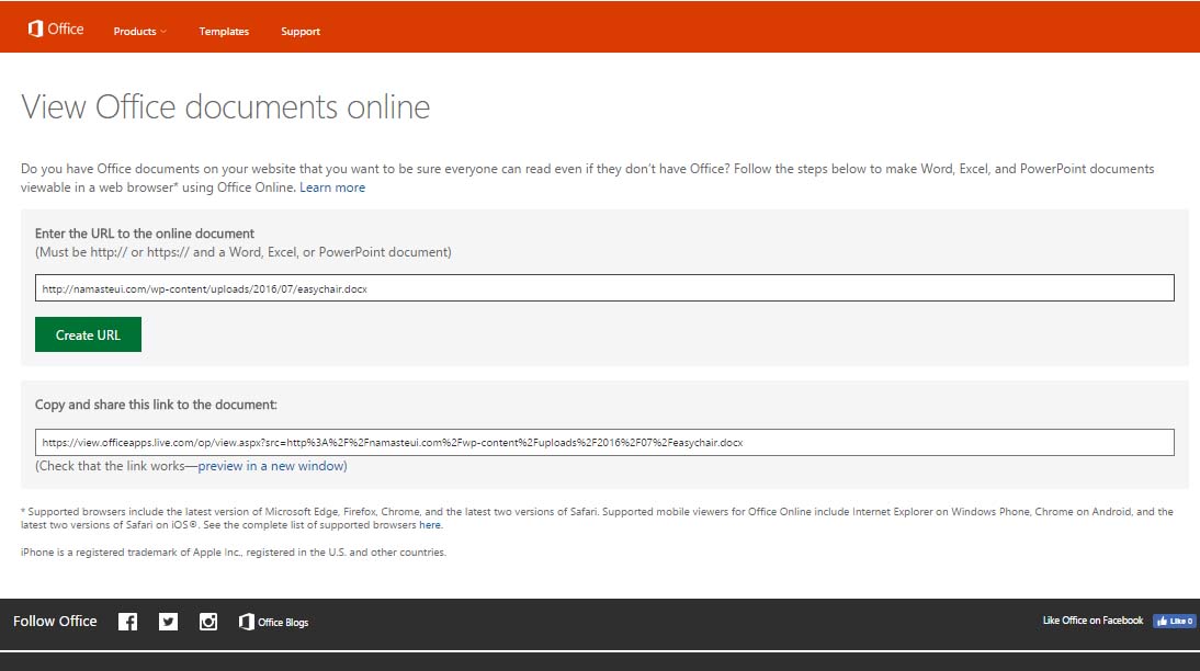 Office Web Viewer: View Office documents in a browser