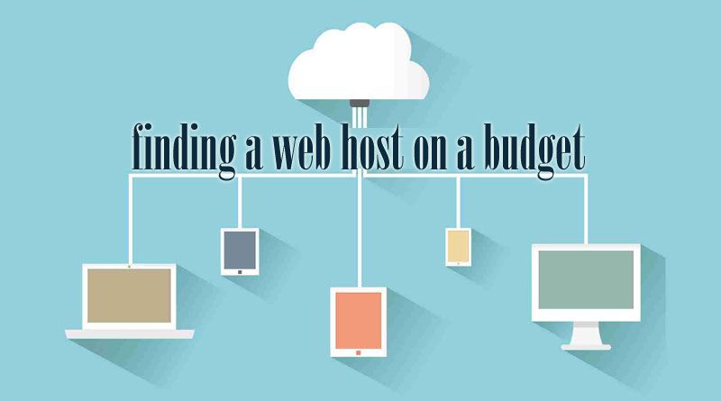 finding a web host on a budget