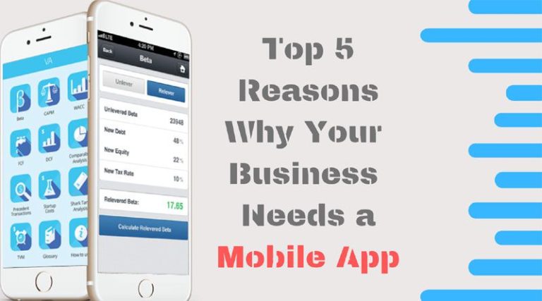 Top 5 Reasons Why Your Business Needs a Mobile App