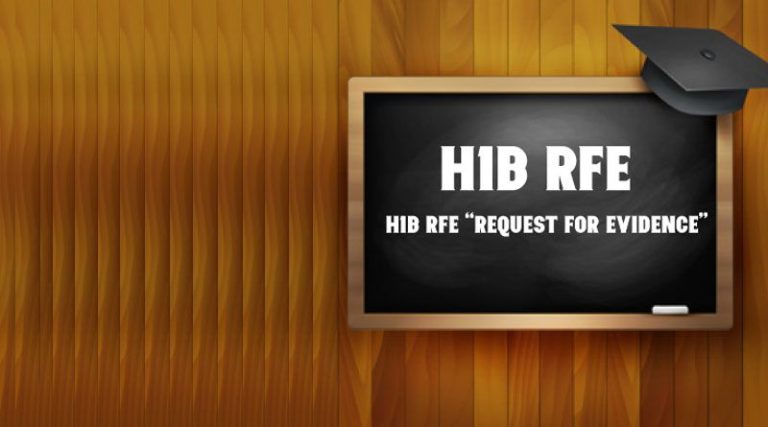 H1B Visa RFE – What Does It Mean?