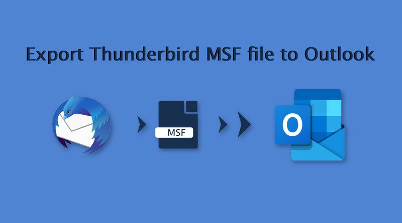 Export Thunderbird MSF to Outlook