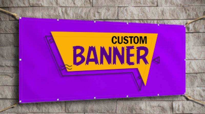 Custom-made banner